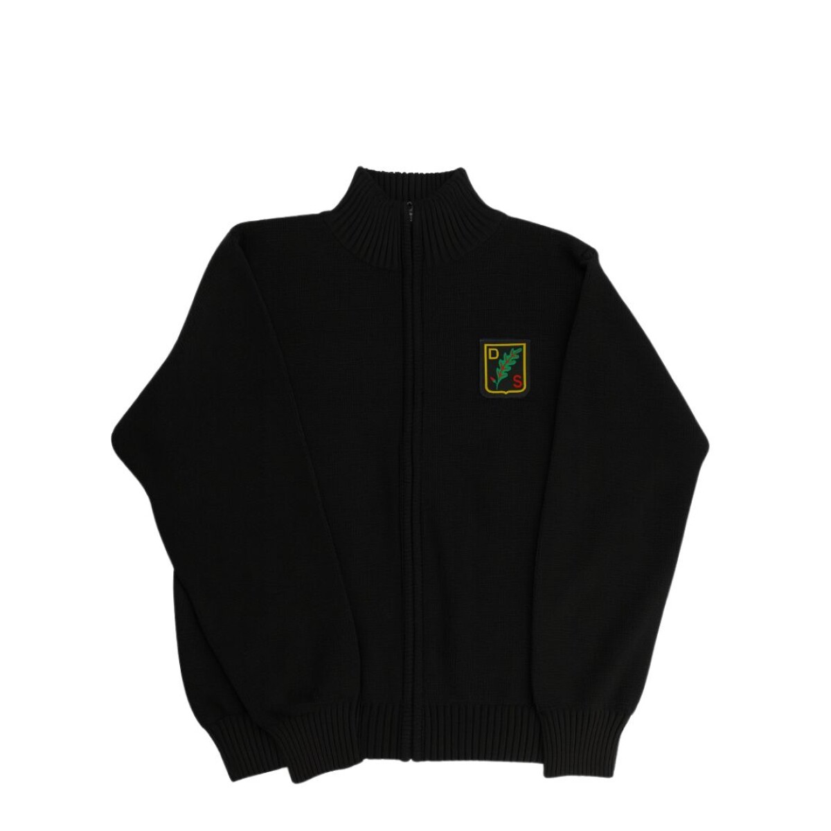 Campera Tejida Colegio Alemán Negro