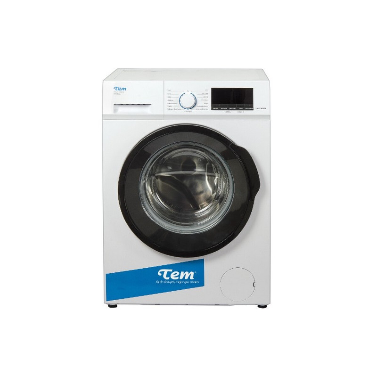 LAVARROPAS TEM 10.5 Kg. CARGA FRONTAL. BLANCA 