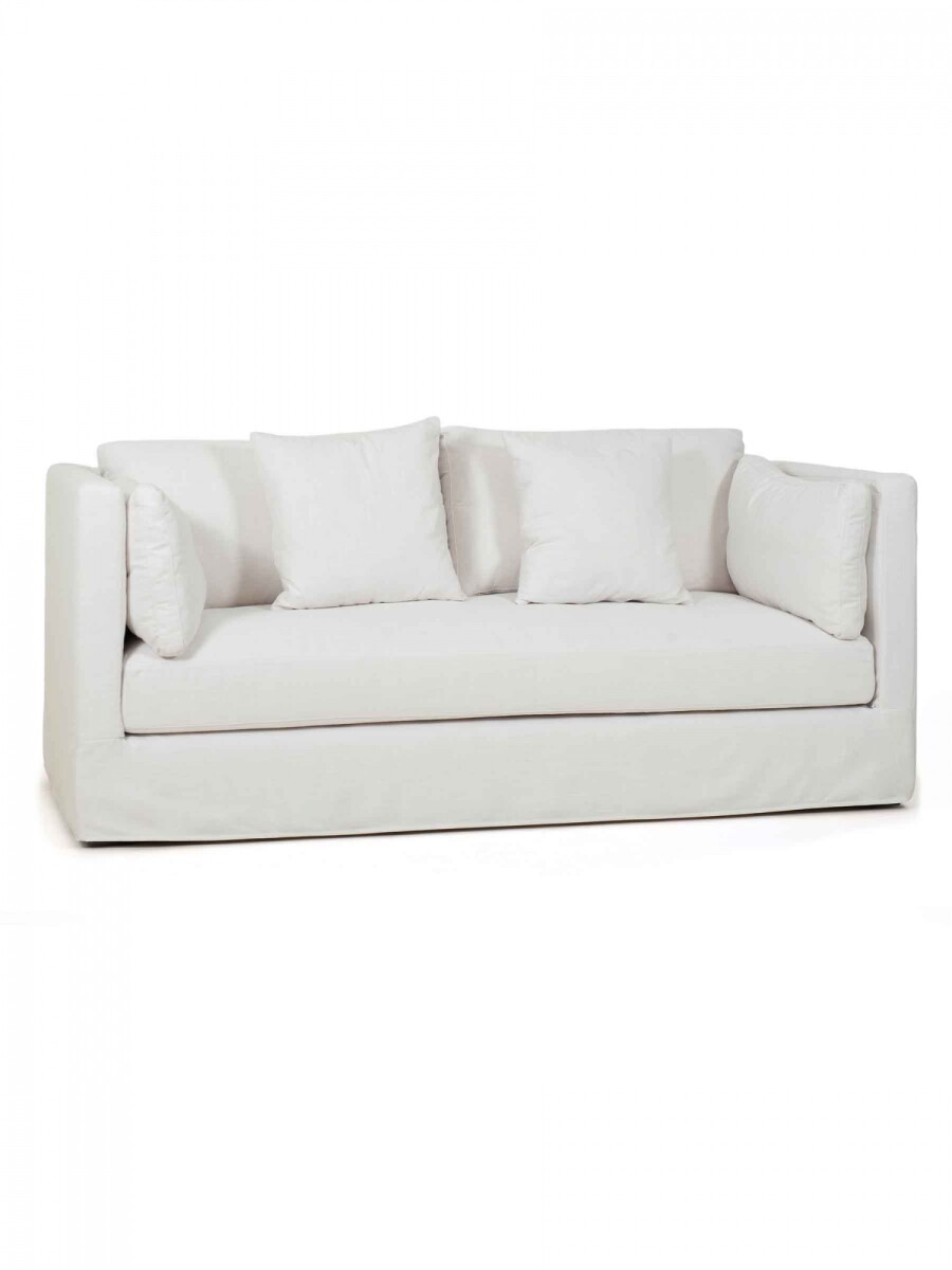 LESTAT - SOFA LESTAT 3 PLAZAS TELA HL BLANCO 206X96X84H CM 
