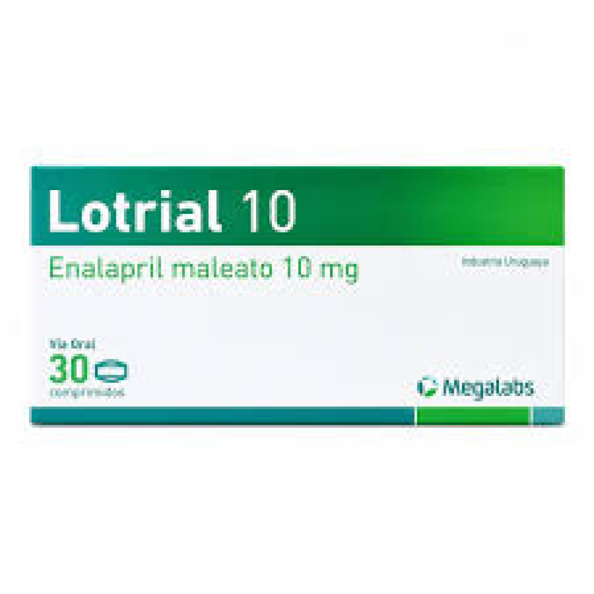 Lotrial 10 Mg 30 Comprimidos 