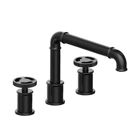 Lavatorio Bimando Industrial Negro Mate 000