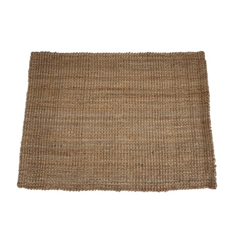 Alfombra de yute 160x120cm natural Liso