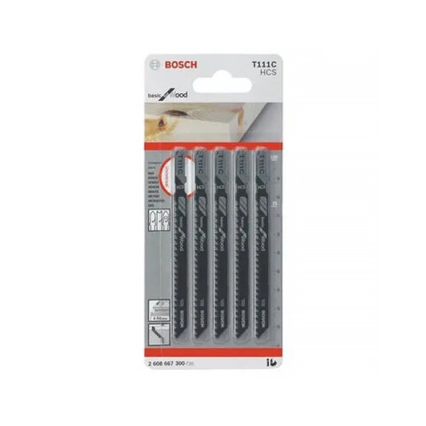 5 Hojas caladora para madera BS3410