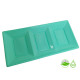 Bandeja Biodegradable Rectangular x3 Unidades Verde Menta