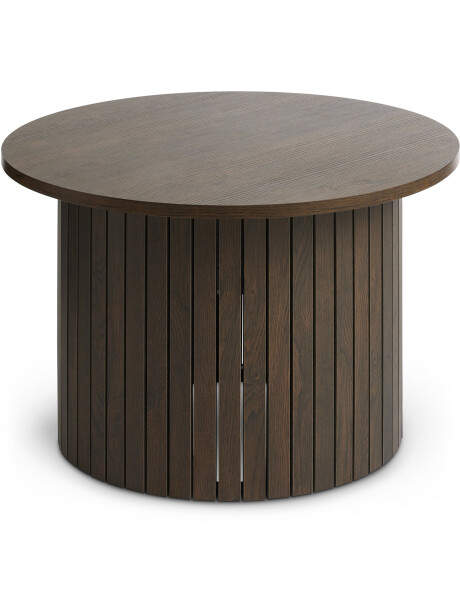 Mesa de centro SPODSBJERG Ø67 color roble osc Mesa de centro SPODSBJERG Ø67 color roble osc