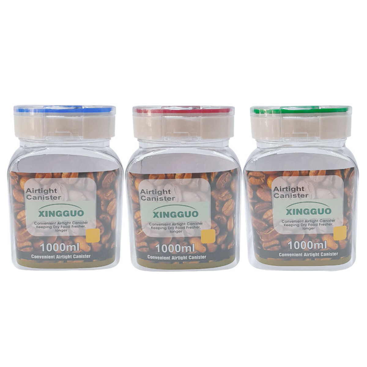 OUTLET Contenedor plástico tapa hermética 1000 ml - Outlet Contenedor Plástico Tapa Hermética 1000 Ml 