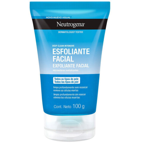 Neutrogena Exfoliante facial Deep Clean 100g Neutrogena Exfoliante facial Deep Clean 100g