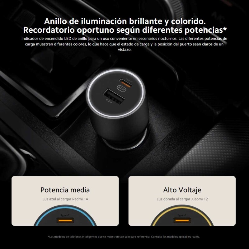 Cargador para Auto Xiaomi 67W de Alta Velocidad – Carga Dual USB-C y USB-A | Máxima Potencia y Compatibilidad en Uruguay Cargador para Auto Xiaomi 67W de Alta Velocidad – Carga Dual USB-C y USB-A | Máxima Potencia y Compatibilidad en Uruguay