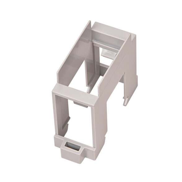 Soporte 1 módulo p/riel din blanco - Ave C55710