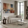 SOFA 3 PUESTOS SLICES- 402185 VERDE COMB (CD) Unica