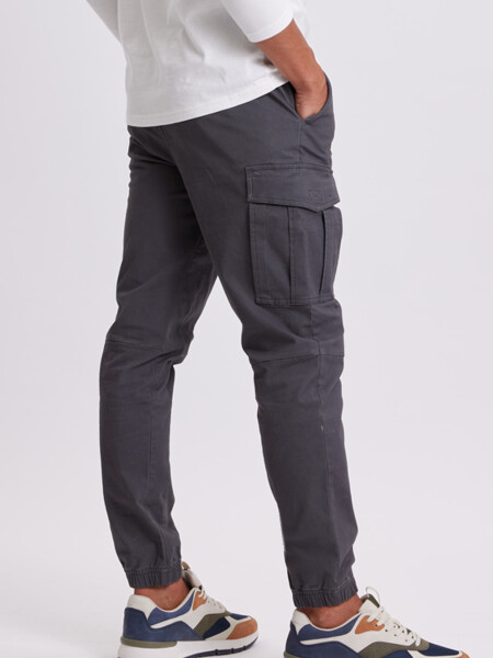 Pantalón cargo jogger Gris Oscuro