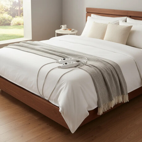 Calienta Cama 2 Plazas Bajo Consumo 3 Potencias Hts Blanco