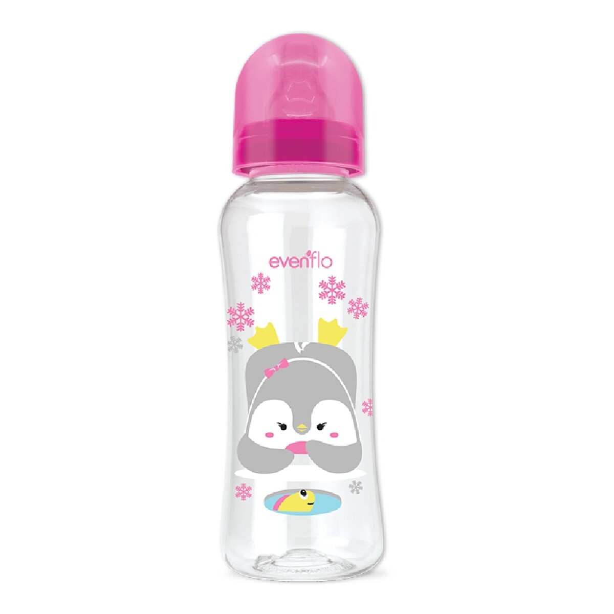 Mamadera Evenflo Forest Bebés 3-12M 240Ml Tetina Flujo Medio - Rosa 