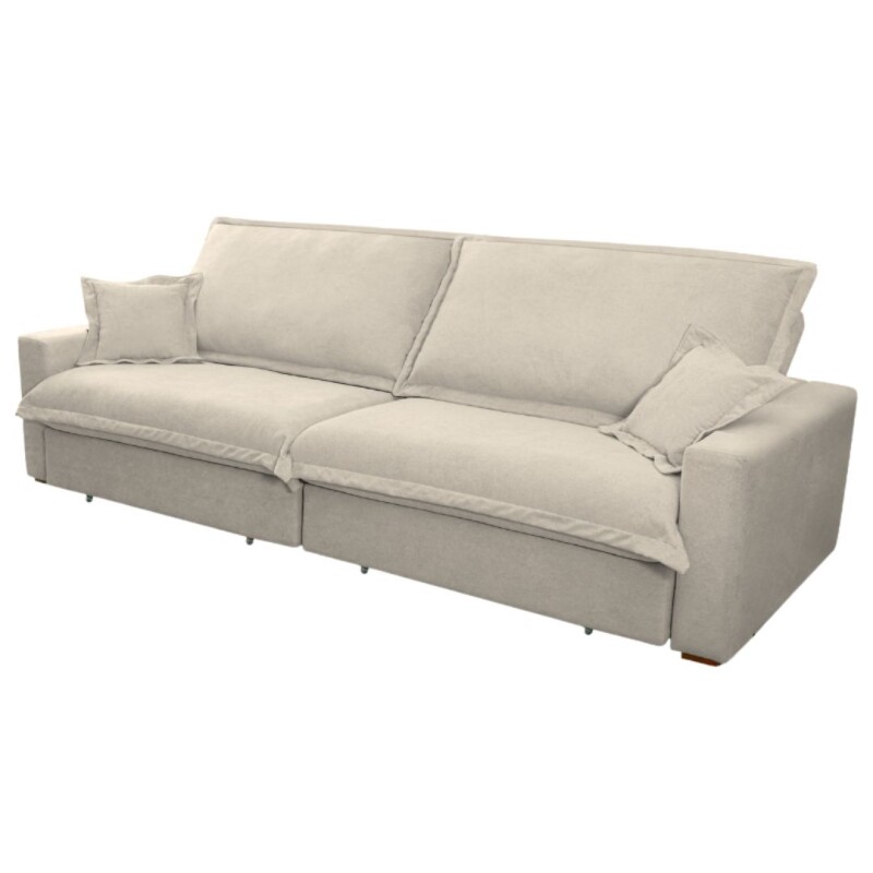 Sofá 3 Cuerpos Nairobi Retractil 2.36 Beige Sofá 3 Cuerpos Nairobi Retractil 2.36 Beige