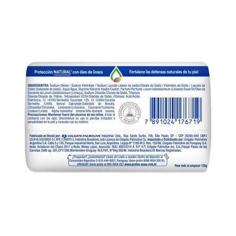 Jabón en Barra Protex Cream 125g Jabón en Barra Protex Cream 125g