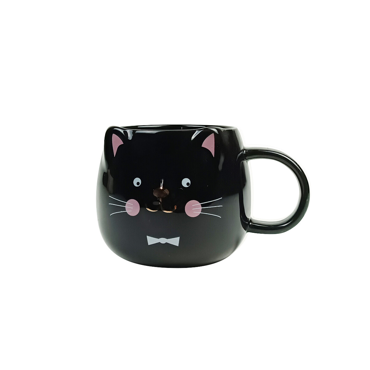 Taza De Cerámica Gatito - Negro 