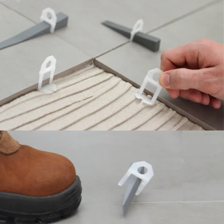 Niveladores Para Piso 1 Mm Bolsa De 100 Unidades Compatible Con Cuna Nieveladora Eliane 000