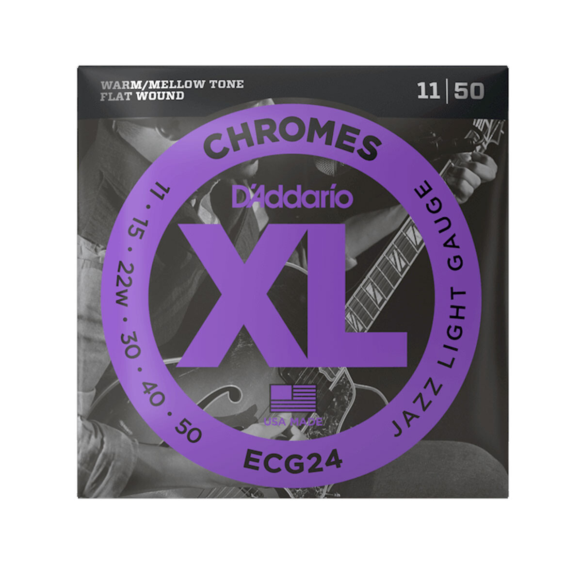 Encordado Electrica Daddario Ecg24 Chromes 011 