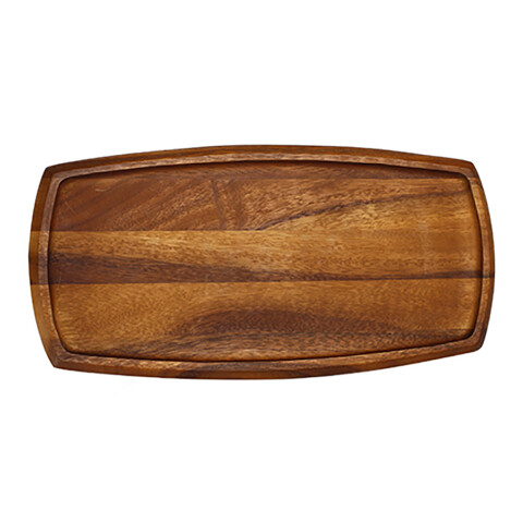 TABLA RECTABGULAR ACANALADA MADERA 36.5X18X2CM TABLA RECTABGULAR ACANALADA MADERA 36.5X18X2CM