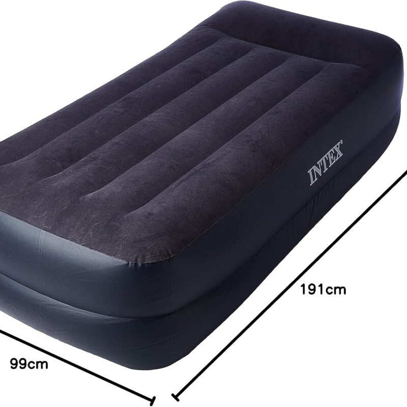 INTEX COLCHON SOMMIER DURA-BEAM BASICO FIBER-TECH CON BOMBA 1 PLAZA TWIN Intex Colchon Sommier Dura-beam Basico Fiber-tech Con Bomba 1 Plaza Twin