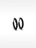 Aros Medianos Brillantes negro