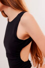 WEAR IT OUT BACKLESS CAMI Negro
