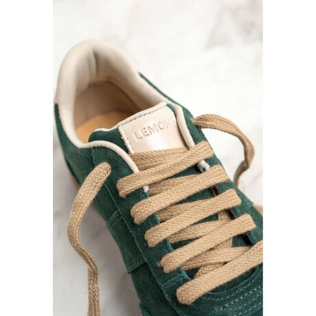 Zapatilla Gamuza Verde