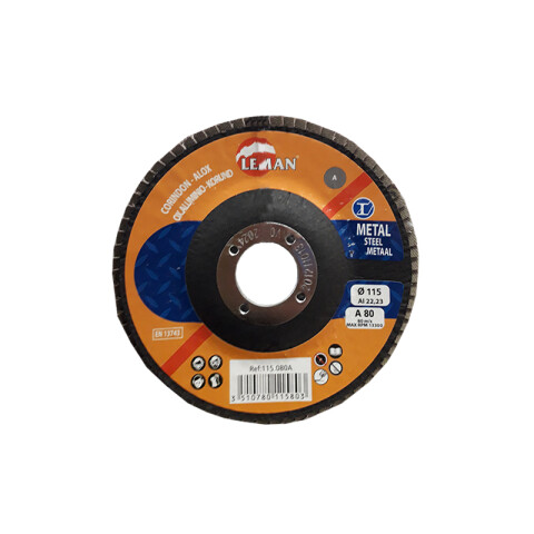 Disco FLAP ox aluminio 115x22.23mm REF174
