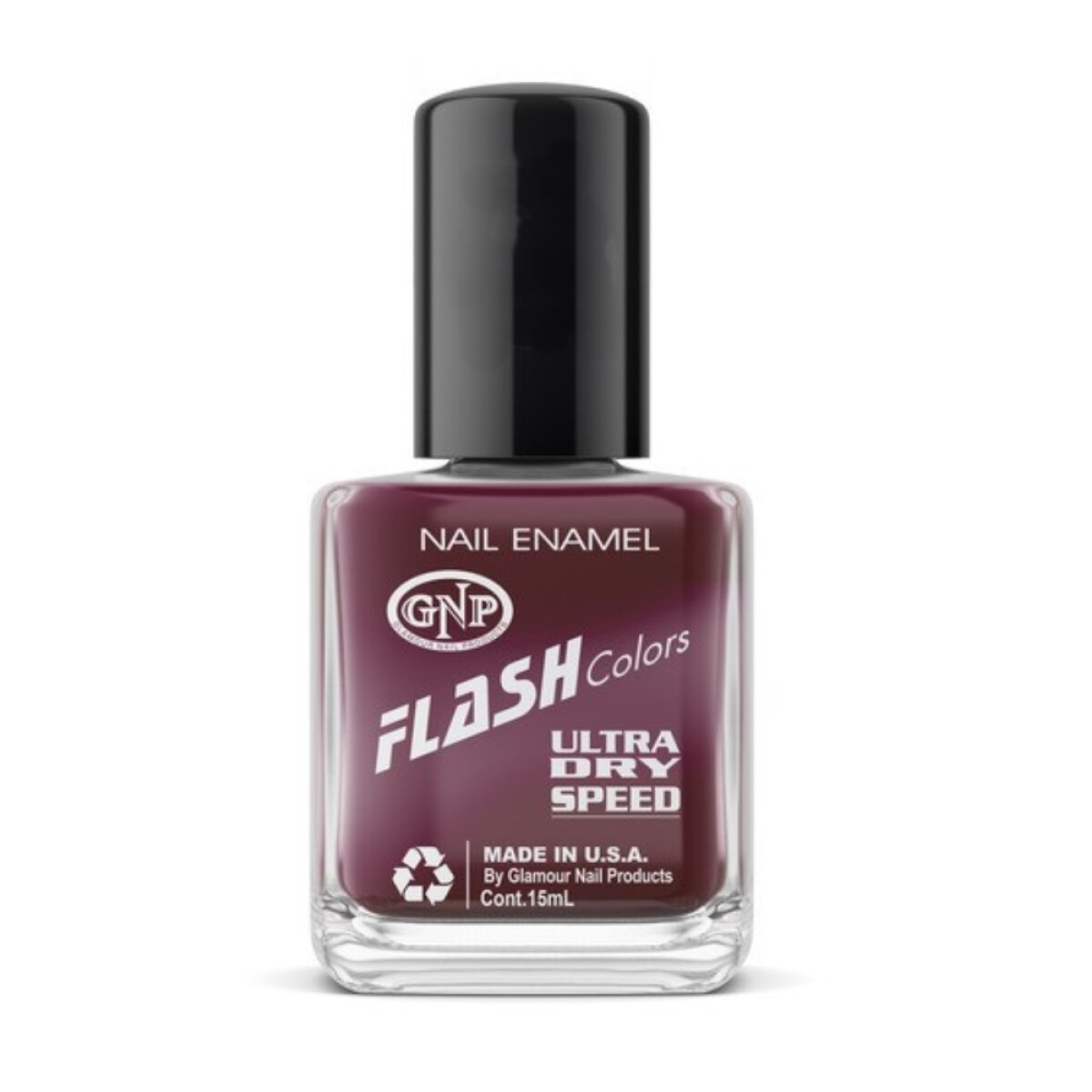 Esmalte de Uñas Flash Colors Tono 17 Púrpura Oscuro - GNP 