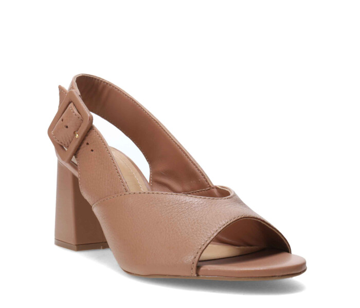 Sandalias de Mujer Bottero con Hebilla y Punta Abierta Marrón Cafe