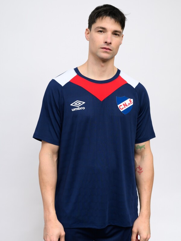REMERA ORYN Nacional Hombre Azul Marino, Rojo, Blanco