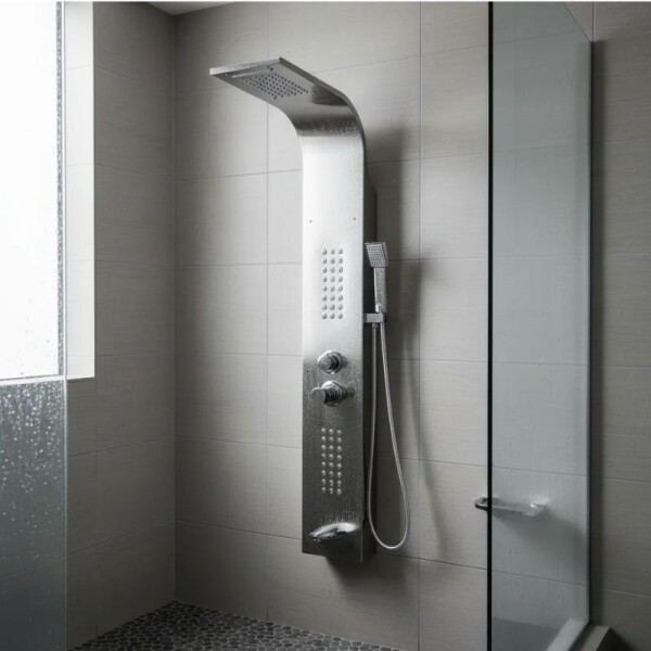 PANEL DUCHA ACERO INOX 140 X 23 CM PANEL DUCHA ACERO INOX 140 X 23 CM