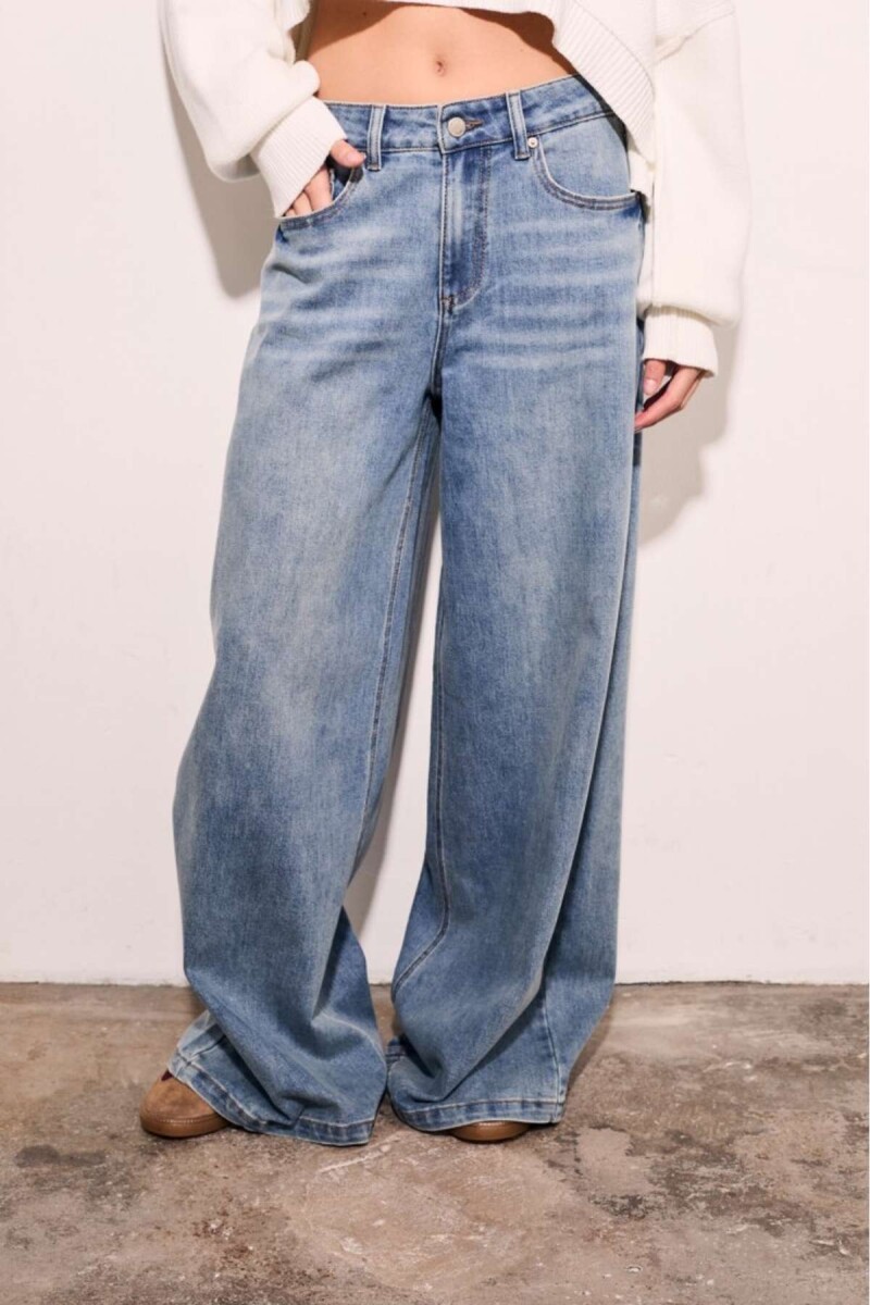 Jean Wide Leg - Denim 