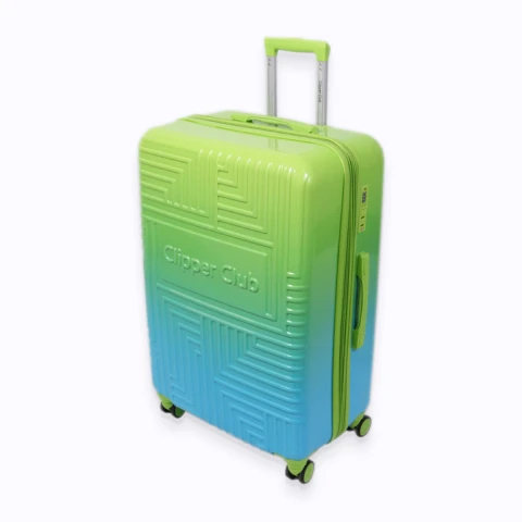 MALETA PLAST VERDE/CELESTE MED Unica