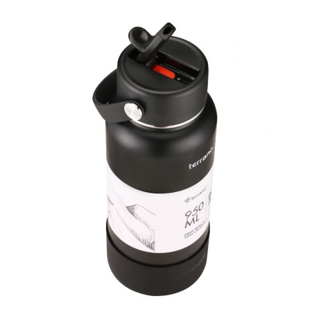 Botella Térmica con Pico 950mL. Negro