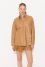 CAMISA SHINY Camel