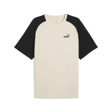 REMERA PUMA SPORT TEE Beige & Black