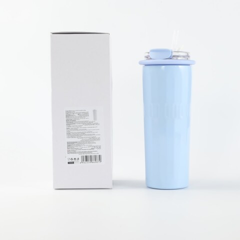 VASO TÉRMICO PARA CAFÉ SERIE MACARON (500 ML/AZUL) VASO TÉRMICO PARA CAFÉ SERIE MACARON (500 ML/AZUL)