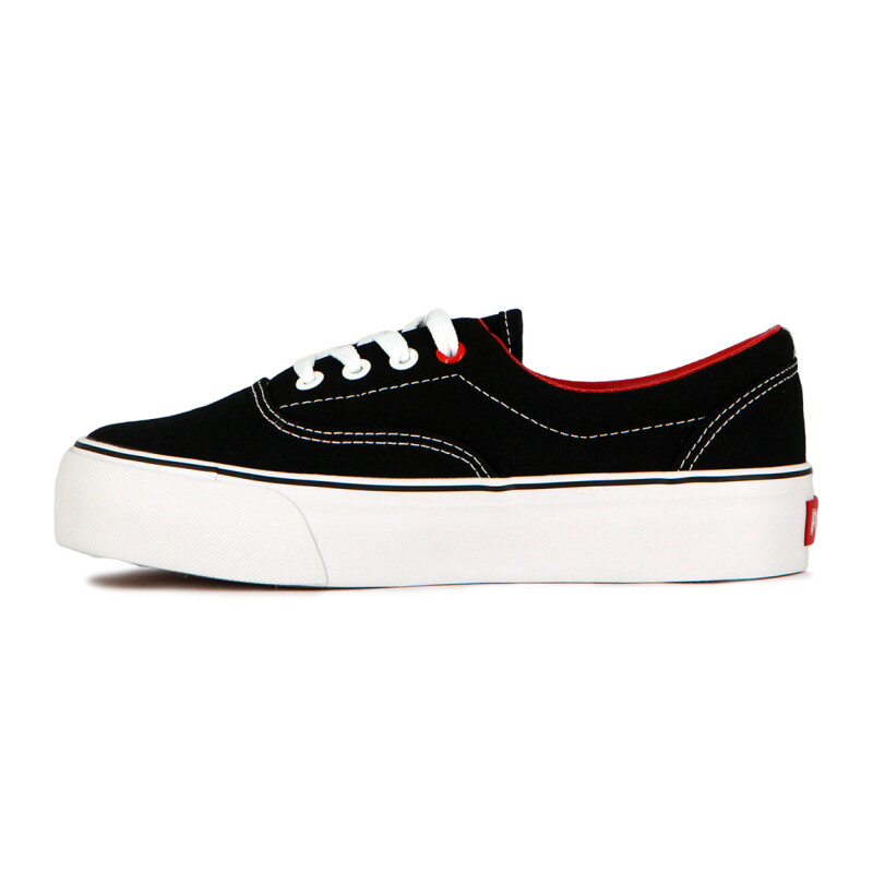 Pony Soho Canvas Platform BLACK Negro