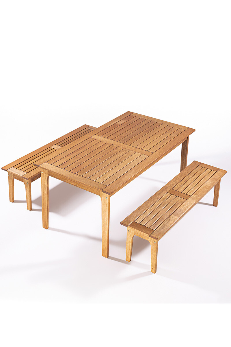 CHURRASQUEIRA BANCO BANCO CHURRASQUEIRA 140x37x43CM JATOBA