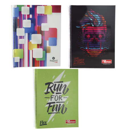 Cuadernola PAPIROS FLEX 96 Hojas FUNDA X10 U Cuadernola PAPIROS FLEX 96 Hojas FUNDA X10 U