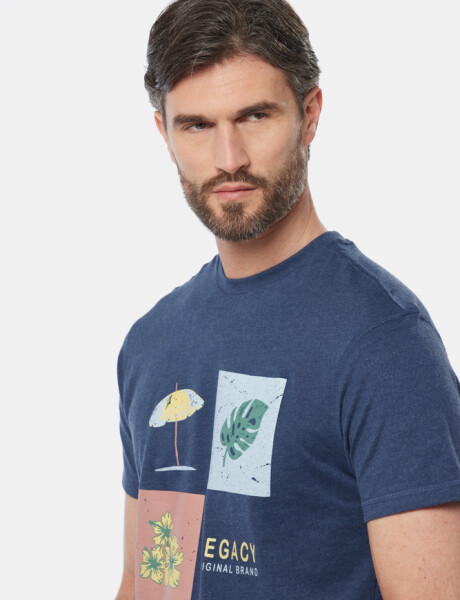 REMERA ESTAMPADA Denim