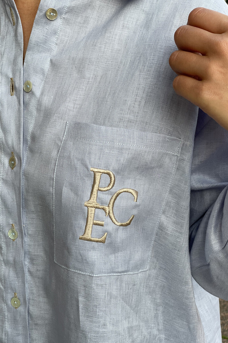 Camisa costa Celeste