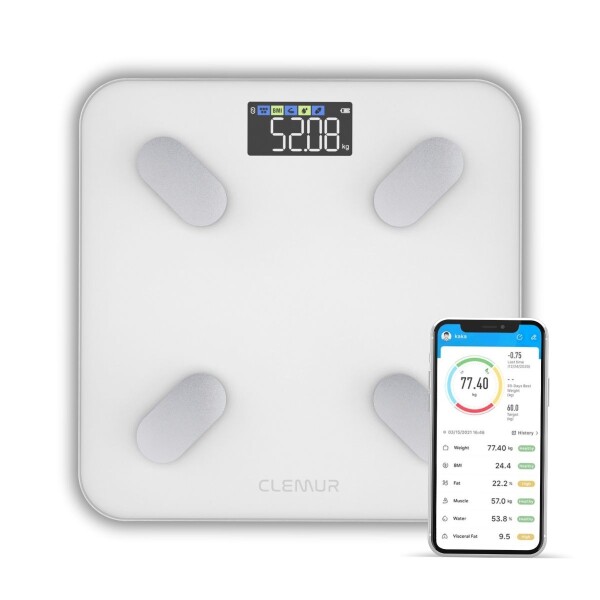 Balanza De Baño Inteligente App Bascula Monitor Medicion Conexion Digital 180 Kg Imback Color Blanco Balanza De Baño Inteligente App Bascula Monitor Medicion Conexion Digital 180 Kg Imback Color Blanco