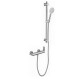 Griferia Ducha Exterior En Brushed Nickel - Serie Salemi GRIS-BRUSHED NICKEL