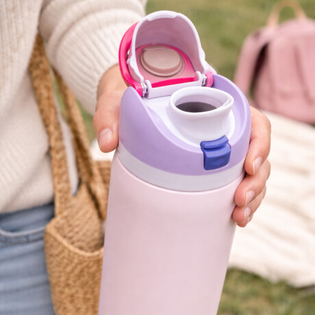 Botella térmica 950ml con asa Rosado