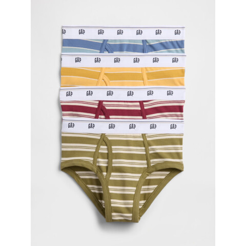 V-4PK BRIEFS STRIPE FAL MULTI STRIPE