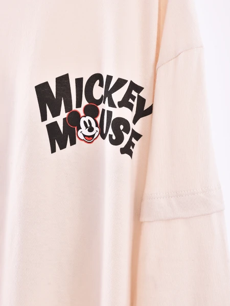 REMERA MICKEY BEIGE