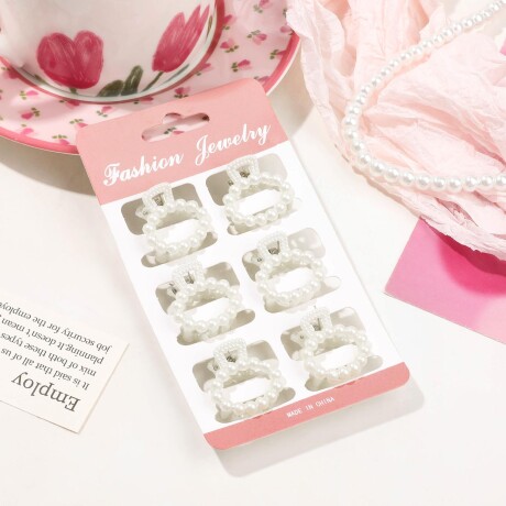 Set De Broches X6 Perlas Set De Broches X6 Perlas