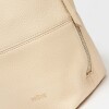Shopper Amalfi en efecto cuero graneado Natural